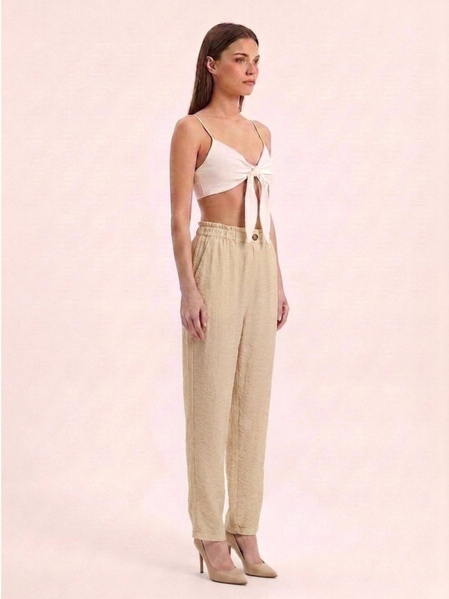 Women Solid Rayon Blend Trouser - GAIIA