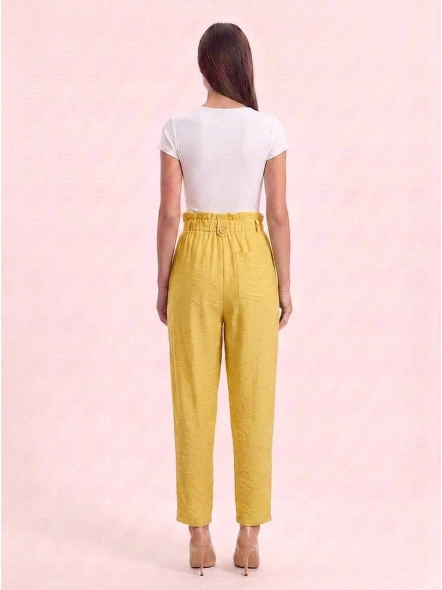 Women Solid Rayon Blend Trouser - GAIIA