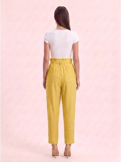 Women Solid Rayon Blend Trouser - GAIIA