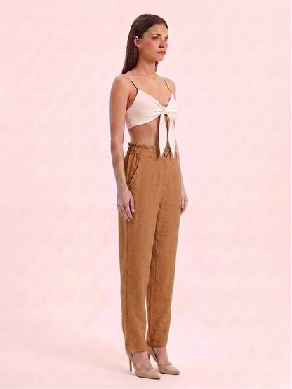 Women Solid Rayon Blend Trouser - GAIIA