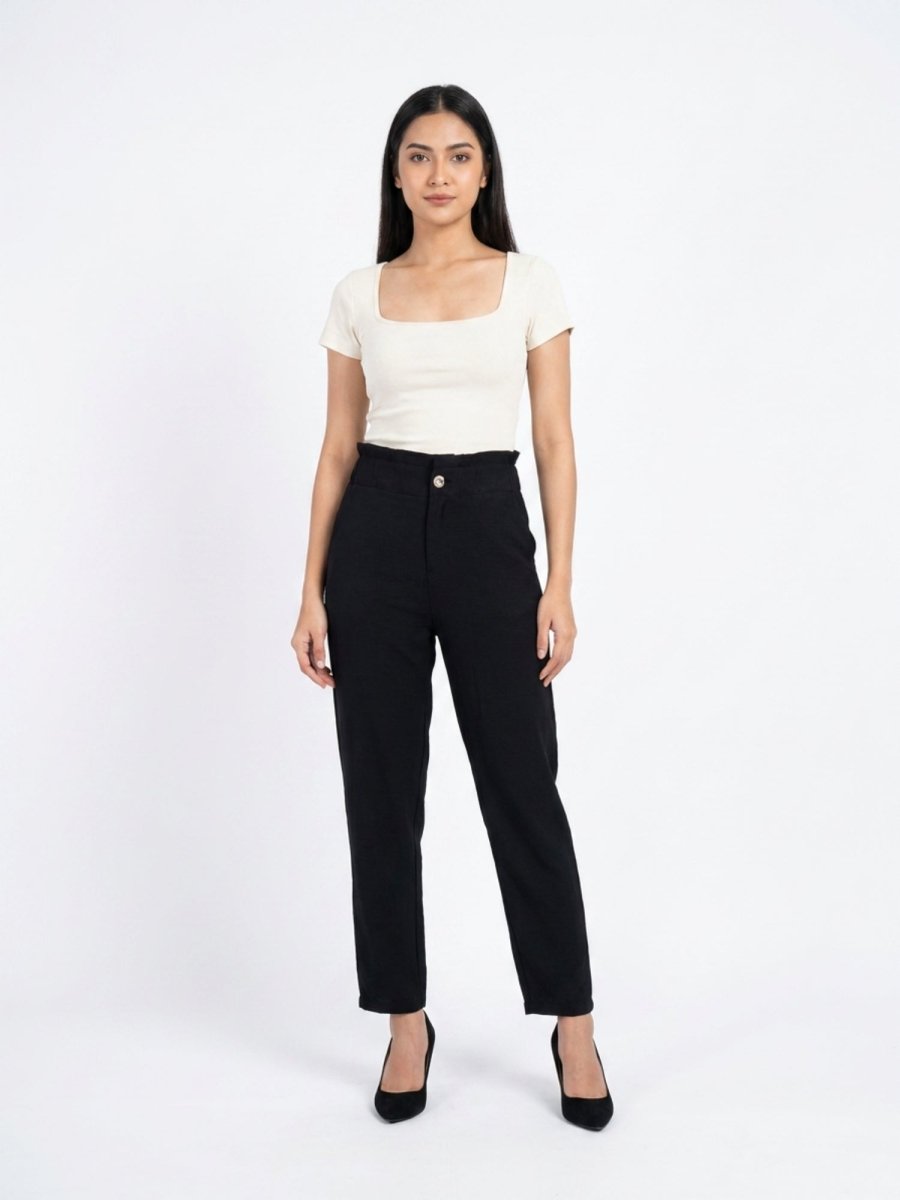 Women Solid Rayon Blend Trouser - GAIIA
