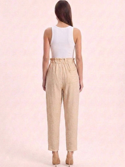 Women Solid Rayon Blend Trouser - GAIIA