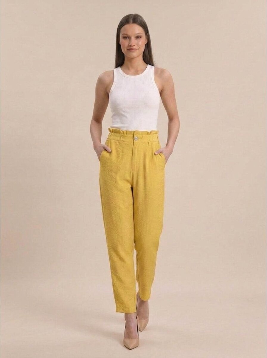 Women Solid Rayon Blend Trouser - GAIIA