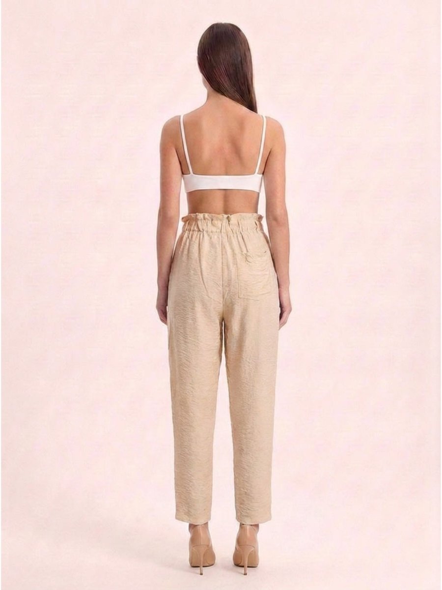 Women Solid Rayon Blend Trouser - GAIIA