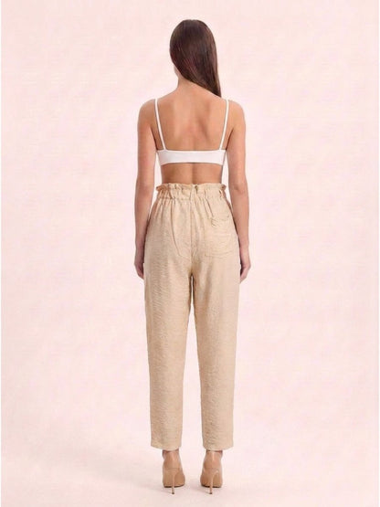 Women Solid Rayon Blend Trouser - GAIIA