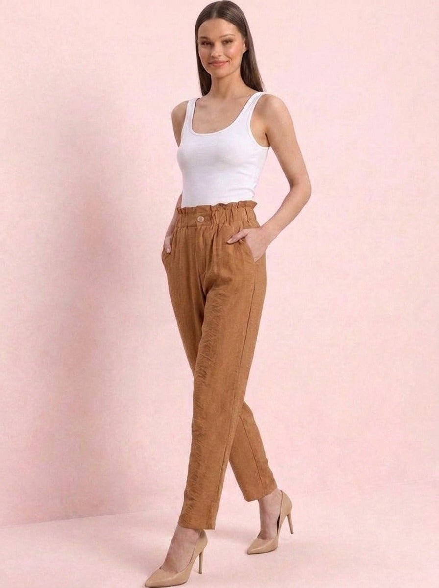Women Solid Rayon Blend Trouser - GAIIA