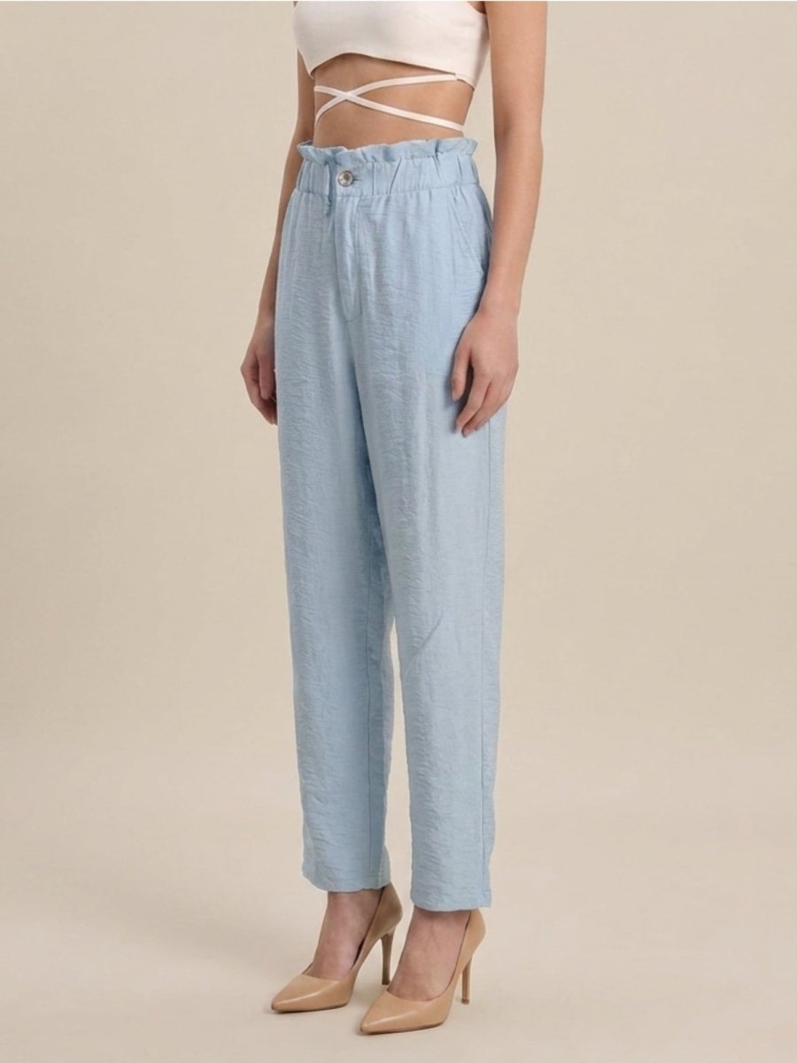 Women Solid Rayon Blend Trouser - GAIIA