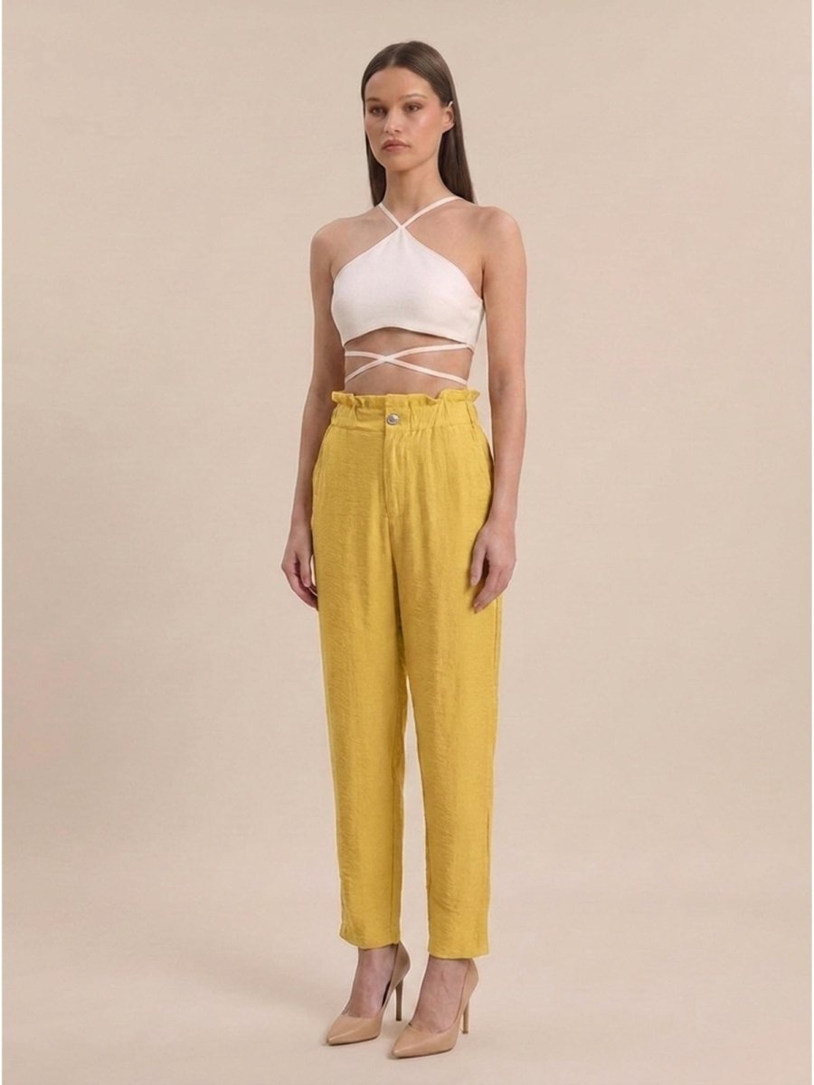 Women Solid Rayon Blend Trouser - GAIIA