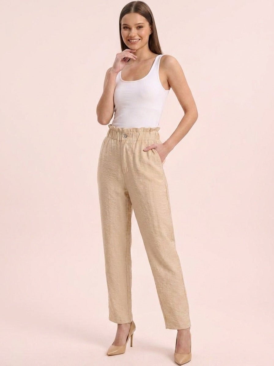 Women Solid Rayon Blend Trouser - GAIIA